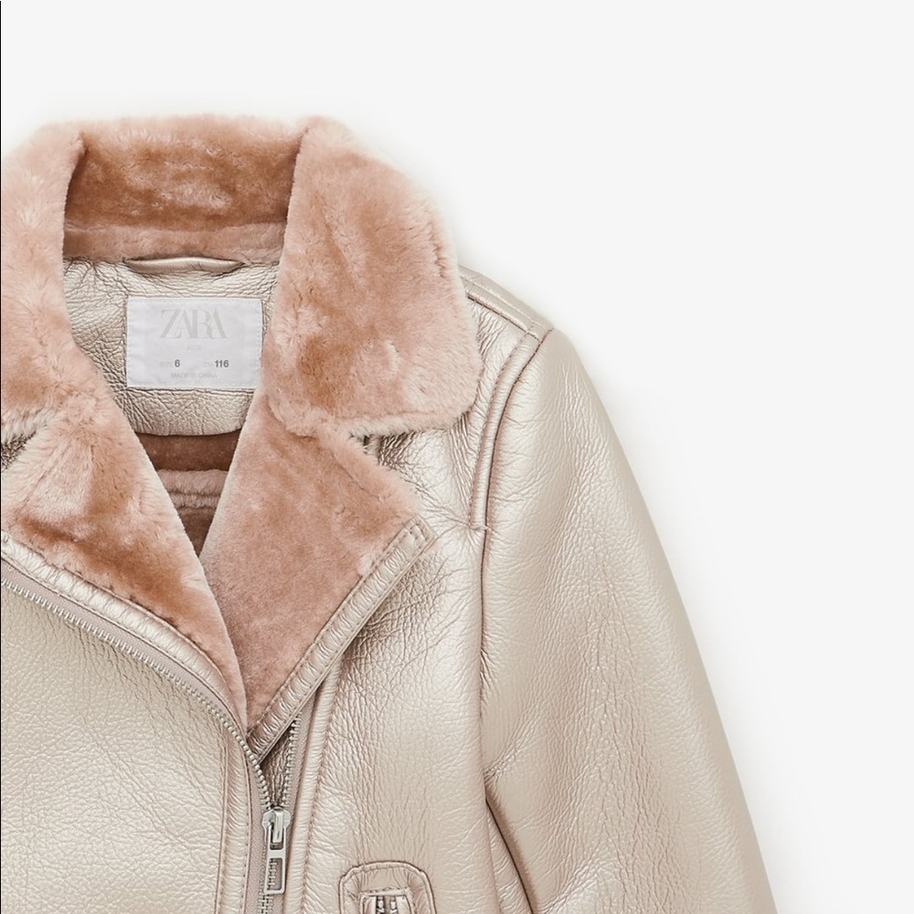 Zara faux leather jacket - Picture 3 of 3